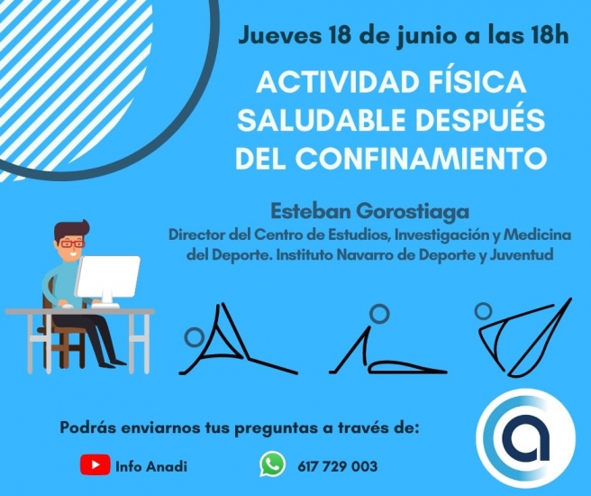 Charla: Actividad física saludable después del confinamiento