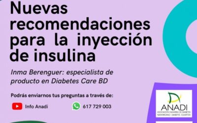 Nuevas recomendaciones para la inyección de insulina